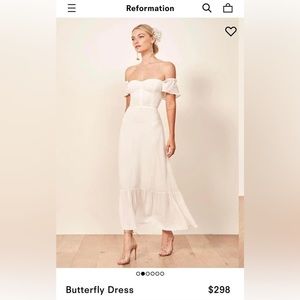 Reformation Butterfly Dress